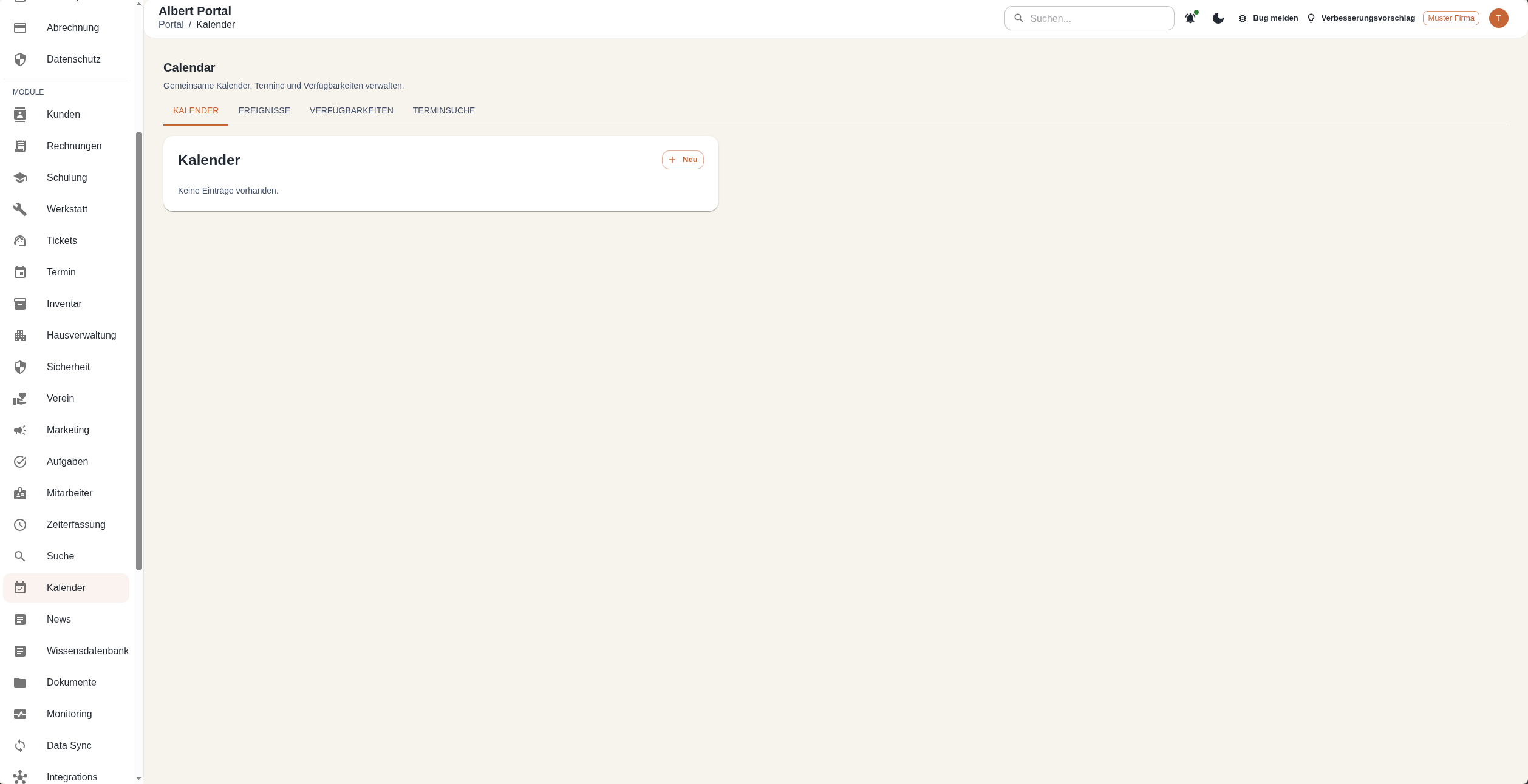 Screenshot AlbertPension