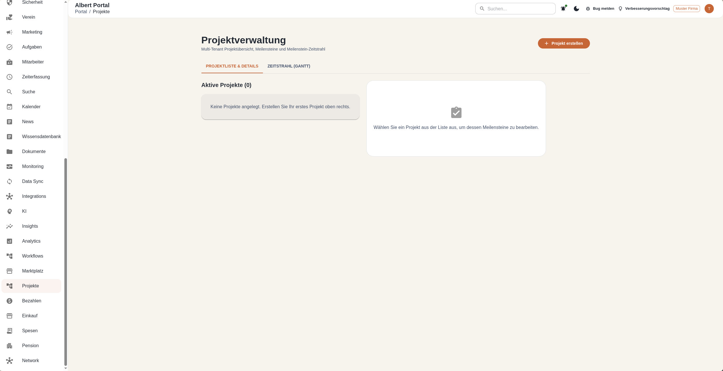 Screenshot AlbertProjekt